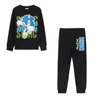 Character Kids Sonic The Hedgehog Sweatshirt and Jogger Set Black Top Short Sets - 4-5 Yrs Regular