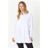 Be You Womens Size White Shirt Oversized T-Shirt - 8-10 Regular