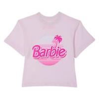 Character Kids Barbie Back Graphic T-Shirt Pink Oversized - 8-9 Yrs Regular