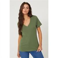 Be You Womens V Neck T-Shirt Regular Fit - 8 Regular