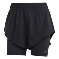 adidas Womens HiitHr 2N1Sho Sports Training Fitness Gym Performance Shorts - 10 Regular