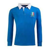 KooGa Mens Italy Vintage Rugby Shirt Collared - S Regular