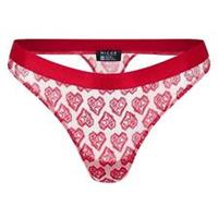 Nicce Womens Heart Thong Bikini Bottoms - 8 Regular