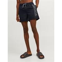 Jack & Jones Mens Fiji Double Logo Swim Shorts - S Regular