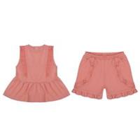 Firetrap Kids Frl Top Set Bb43 and Short Sets - 0-6 Mnth Regular