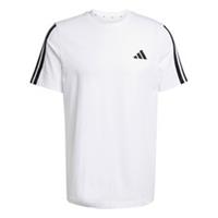 adidas Mens 3 Stripe T-Shirt Crew Neck Tee Top Short Sleeve Cotton Tonal - XXL Regular