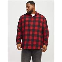 Jack & Jones Mens Twill Shirt Plus Size Patterned - Long Sleeve - 2XL Plus