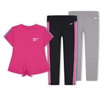 Reebok Kids Ss T Lgng Set Top and Legging Sets - 9-10 Years Regular