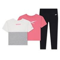 Reebok Kids Blk Lgn T St Top and Legging Sets - 13-14 Years Regular