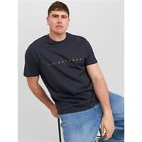 Jack & Jones Mens Star T-Shirt Plus Size Regular Fit - 2XL Plus