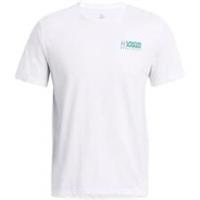 Under Armour Mens Bball Logo Court Short Sleeve Sports Training Fitness Gym - S Regular