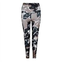 Reebok Womens Myt Printed Leggings Activewear Training Sports Bottoms Gym - 4-6 Regular