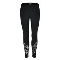 Reebok Womens Modern Safari Leggings Activewear Training Sports Bottoms Gym - 4-6 Regular