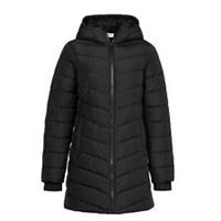 Slazenger Womens Mid Length Padded Jacket Outerwear Puffer - Heavyweight Hooded - 12 Regular