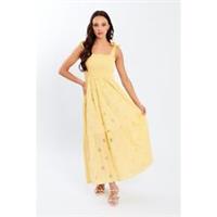Be You Womens Broderie Maxi Dress - 20 Regular