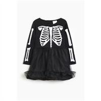 Character Girls Family Skeleton Halloween Dress Mini - 1-2 Years Regular