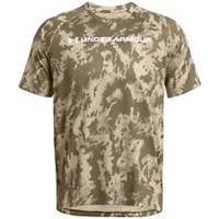 Under Armour Mens TECH ABC CAMO Short Sleeve Sports Training Fitness Gym - M Regular
