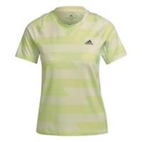 adidas Womens Allover Print T-Shirt Short Sleeve Sports Training Fitness Gym - 2XS Regular