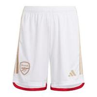 adidas Kids Arsenal Home Shorts 2023 2024 Juniors Domestic - 11-12 Years Regular