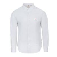 Lee Cooper Mens Long Sleeve Oxford Shirt - - S Regular