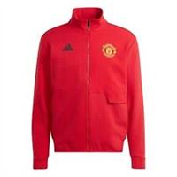 adidas Mens MUFC Anth Jacket Outerwear Licensed Tracksuit Sports Casual Top - XS Regular