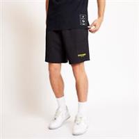 11 Degrees Mens Pique Shorts Black Jersey - S Regular