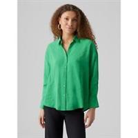 Vero Moda Womens Vmqueeny Sh Plain Shirt - Long Sleeve - 18 Regular