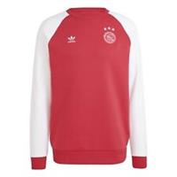 Adidas Mens Ajax Amsterdam Originals Crew Sweater Adults Licensed - S Regular