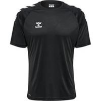 Hummel Mens Poly T-Shirt Short Sleeve Sports Training Fitness Gym Performance - L Regular
