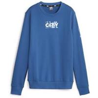 Puma Womens Mcfc Footballcore Graphic Crew W Sweatshirt Licensed Sweater - 8 Regular