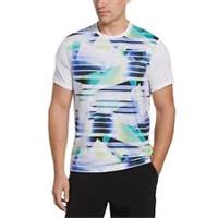 Original Penguin Mens Printed Short Sleeve T-Shirt Sports Training Fitness Gym - M Regular