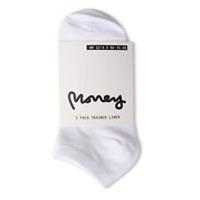 Money Girls 5pk Trainer Socks Tayla - Junior 1-6 Regular