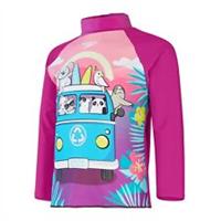 Speedo Girls Long Sleeve Rash Top Baby One Piece Pool Beach Swimsuit Swimwear - 4-5 Years Regular