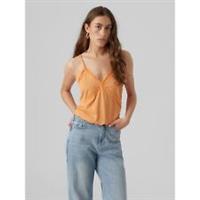 Vero Moda Womens Snglt Knit Short Sleeve Crop Top - 12 Regular