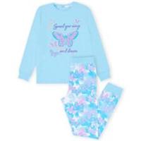 Miso Girls Butterfly Pyjama Set Long Sleeve - 6-7 Years Regular