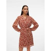 Vero Moda Womens Rie Wrap Ds Dress - 10 Regular