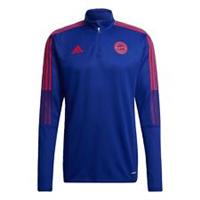 Adidas Mens Bayern Tiro Training Top Fleece Tracksuit Sports Casual Collared 1/4 - S Regular