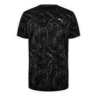 Puma Mens Train All Day Camo T-shirt Speed Brights Gym Top Short Sleeve Sports - S Regular