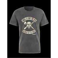 Walking Dead Mens Print Regular Fit T-Shirt Tee Top Crew Neck Short Sleeve - S Regular