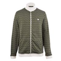Pretty Green Mens Geo Tracktop Tracksuit Sports Casual Top - L Regular