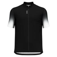 Odlo Mens Essentials Print Full Zipssj Short Sleeve Jersey - Large Regular