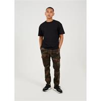 Brave Soul Mens Twill Cuff Cargo Trousers Bottoms Pants Straight - 32W R Regular