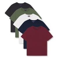 Smith And Jones Mens Chillout 5 Pack T-shirt Pyjama Short Sleeve Top - L Regular