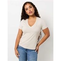 True Religion Womens Horseshoe V Neck T-shirt Regular Fit - 10 Regular