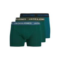 Jack & Jones Mens Green Trunk 3 Pack - L Regular