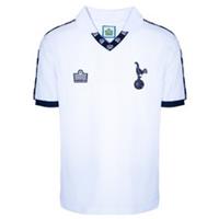Score Draw Mens Tottenham Hotspur 1978 Admiral Retro Home Shirt Adults Collared - 3XL Regular