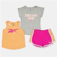 Reebok Kids 3pc Set Top And Short - 9-12 Months Regular