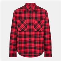 Off White Mens Check Shirt Long Sleeve Patterned Collared Cotton - S Regular