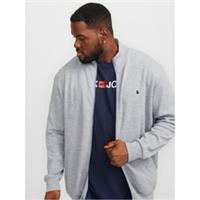 Jack & Jones Mens + Paulos Zip Long Sleeve Hoodie Hooded Sweatshirt Top - 6XL Regular