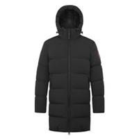 Arctic Army Mens Long Down Jacket Outerwear Sleeve Puffer Collared 2 Pockets - L Regular